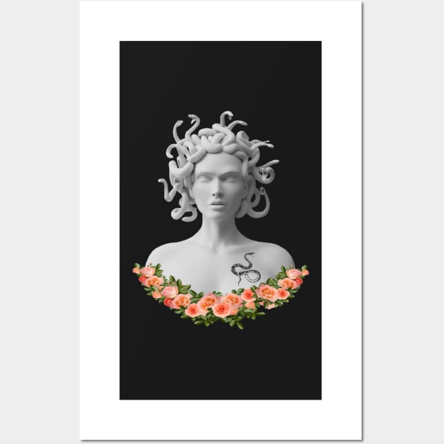 Medusa Gorgon Greek Mythology Wall Art by Atteestude